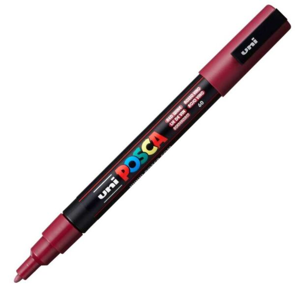 Uniball Posca Boyama Markörü PC-3M 09-1.3 mm Ş.Kırımızı