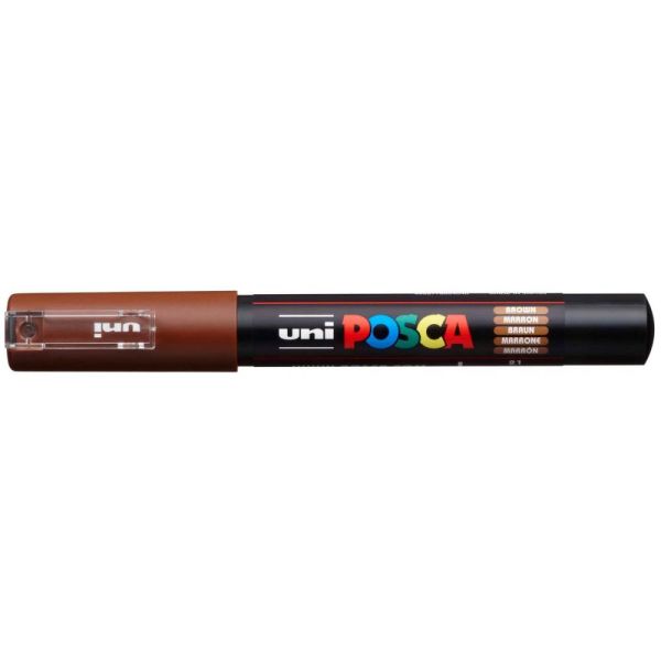 Uniball Posca Boyama Markörü PC-1M 07 mm Kahverengi