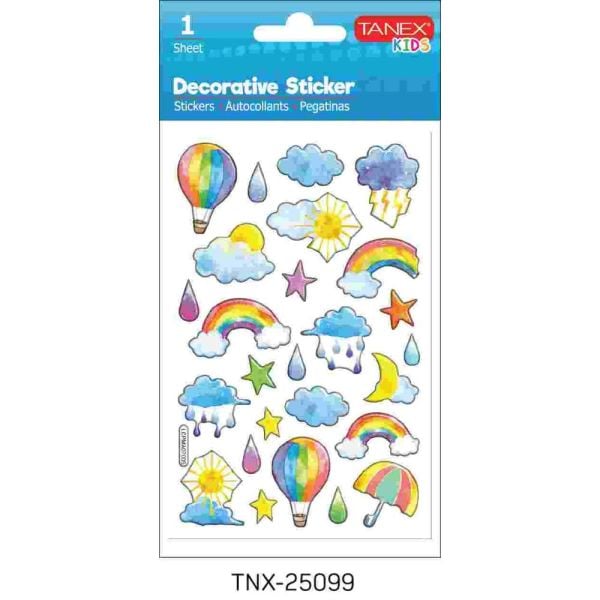 Tanex Sticker Gökkuşağı Serisi 25099