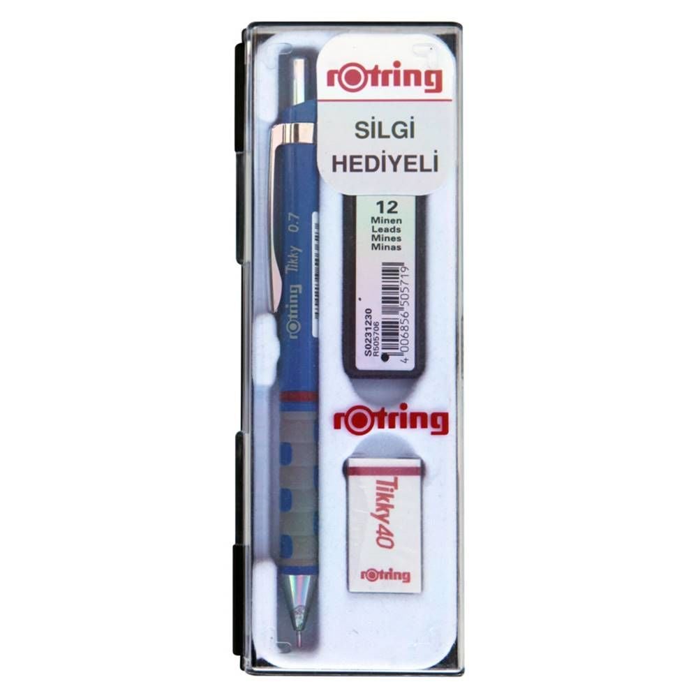 Rotring Versatil Kalem Tıkky Okul Seti 0.7 Mavi