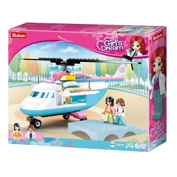 Sluban Girls Dream Helikopter Puzzle 119000