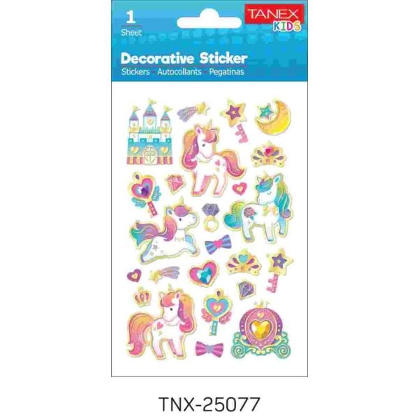 Tanex Sticker Unicorn Serisi 25077