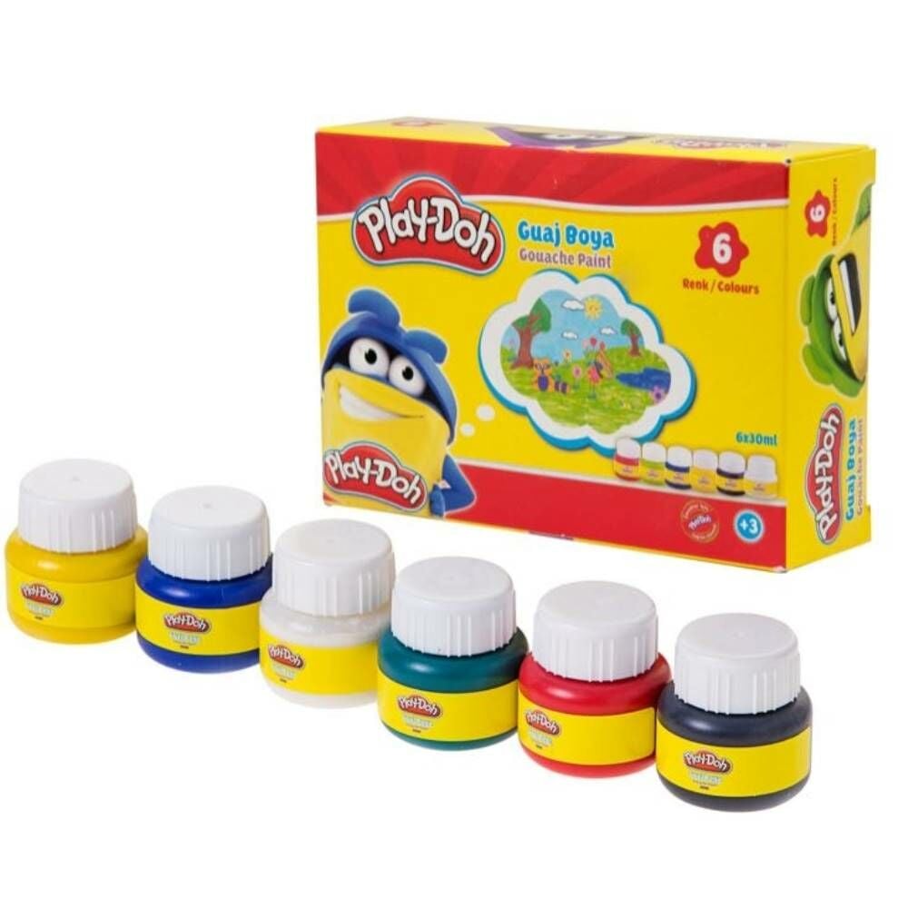 Play-Doh Guaj Boya 6 Renk 30 Ml Gu001