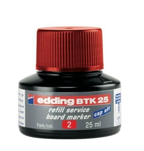 Edding Tahta Kalemi Mürekkebi 25 ml E-BTK 25 Kırmızı