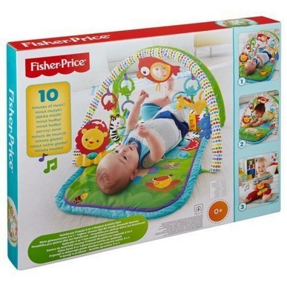 Fisher Price 3 ü 1 Arada Yağmur Ormanı Jimnastik Merkezi HJW08