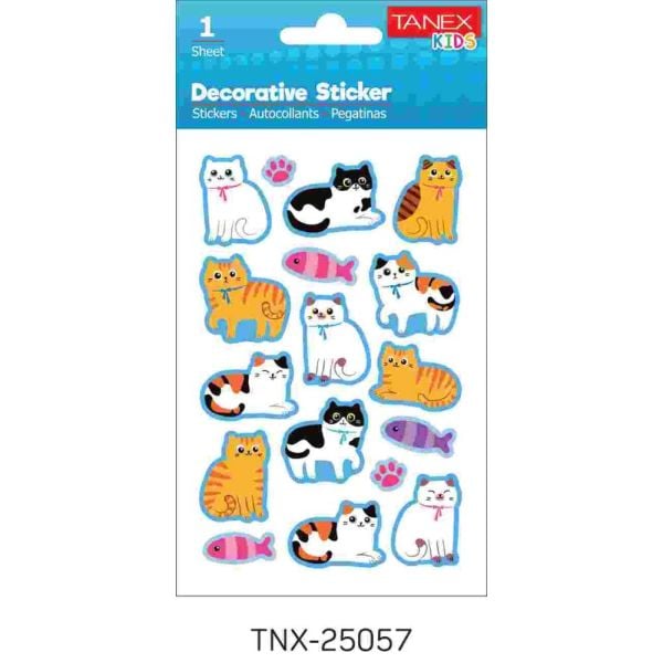 Tanex Sticker Kedi Serisi 25057