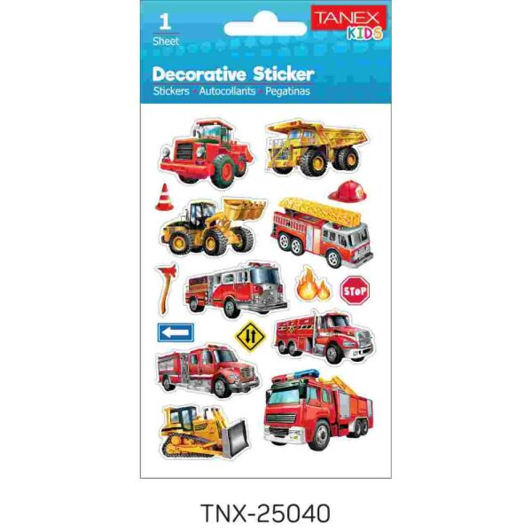 Tanex Sticker Kamyon Serisi 25040