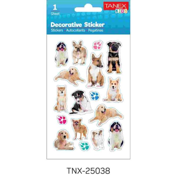 Tanex Sticker Köpek Serisi 25038