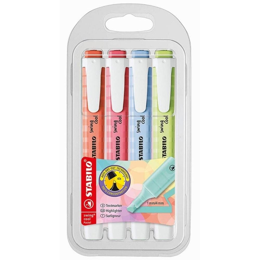 Stabılo Fosforlu Kalem Swıng Cool Pastel Set 4 Lü 275/4-08-1