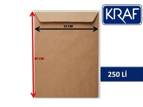 Torba Zarf 32x42 90 gr Kraft 250 li