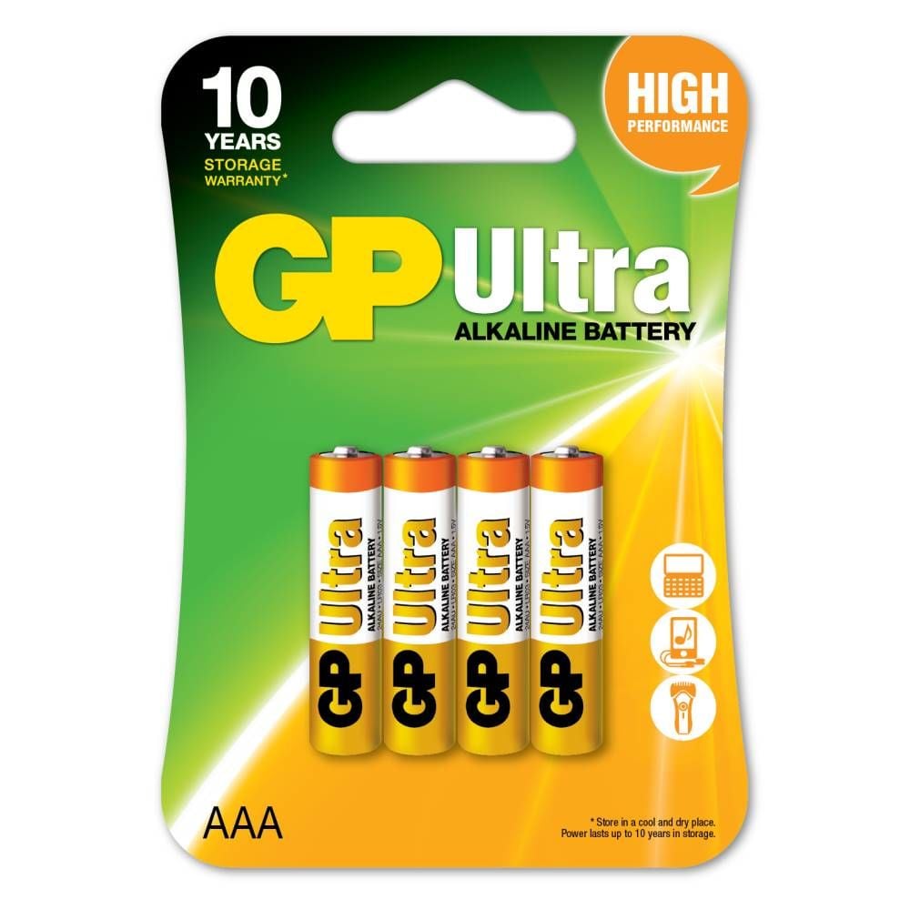 GP G-Tech LR03 AAA Boy Ultra Alkalin İnce Kalem Pil 4'lü Paket GP24AUMB-U4