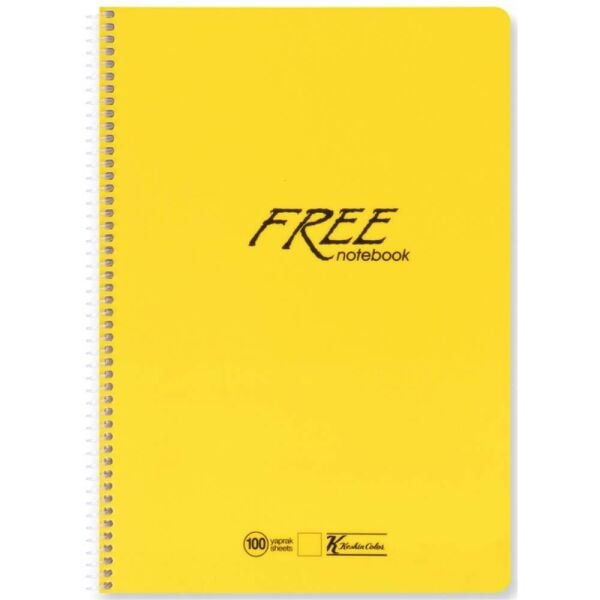 Keskin Defter Free A4 Pp Kapak Spiralli 80 Yp. Kareli 320422