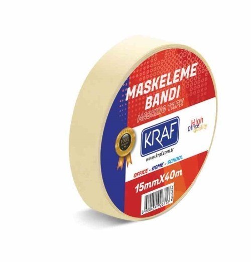 Kraf Maskeleme Bandı 15 mm x 40 mt 4015G