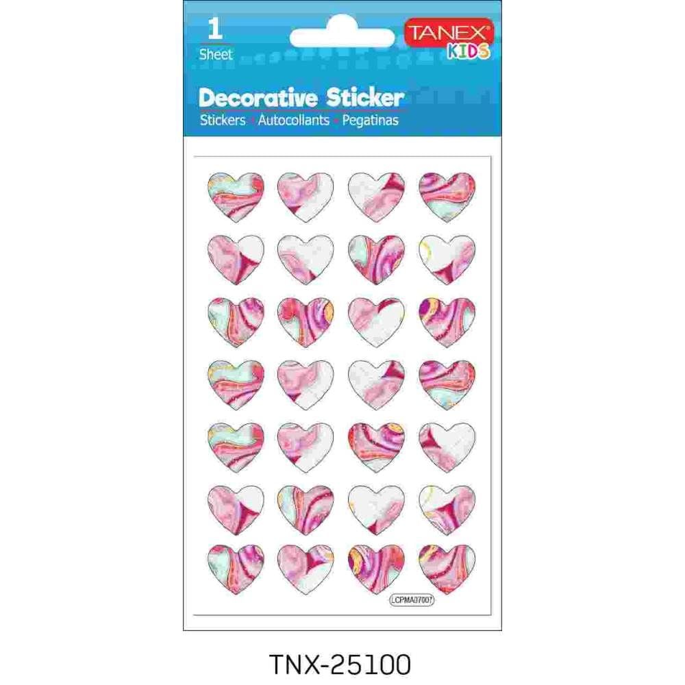 Tanex Sticker Kalp Serisi 25100