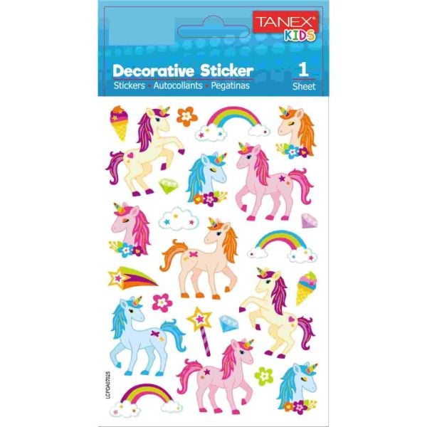 Tanex Sticker Unicorn Serisi 25177