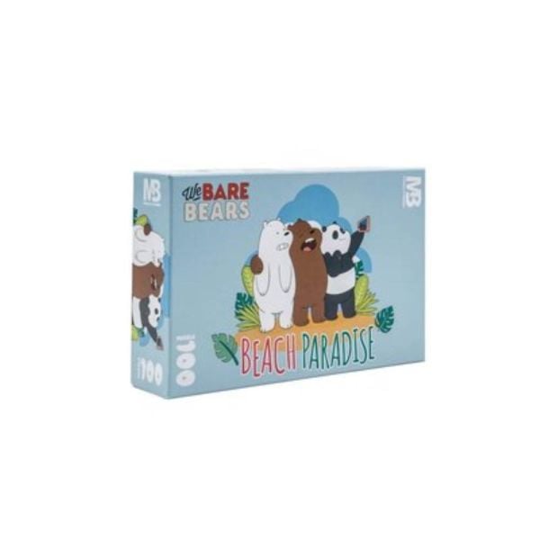 Mabbels We Bare Bears Beach Paradise 100 Parça Puzzle 388937