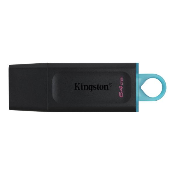 Kingston DTX-64GB 64GB USB3.2 Gen 1 DataTraveler Exodia (Black + Teal) Flash Bellek