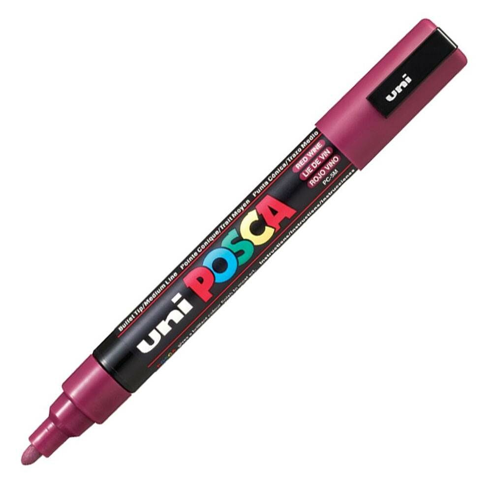 Uniball Posca Boyama Markörü PC-5M 1.8-2.5 mm Metalik Kırmızı