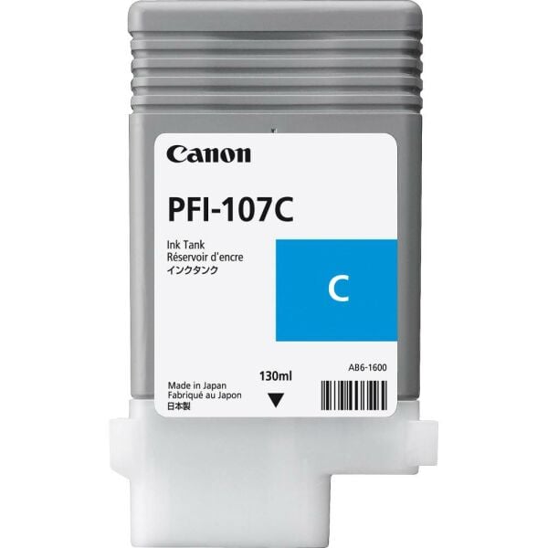 Canon PFI-107C Cyan Mavi Plotter Kartuş IPF770-775