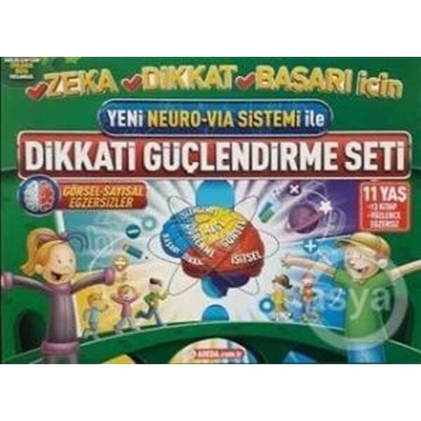 Adeda Neuro Via Sistemi ile Dikkat Güçlendirme Seti 3 Kitap 11 Yaş