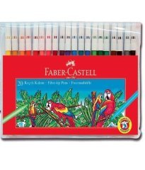 Faber Castell Keçeli Kalem 20 Renk Yıkanabilir 155120