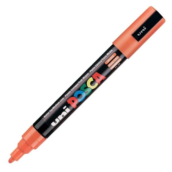 Uniball Posca Boyama Markörü PC-5M 1.8-2.5 mm Turuncu