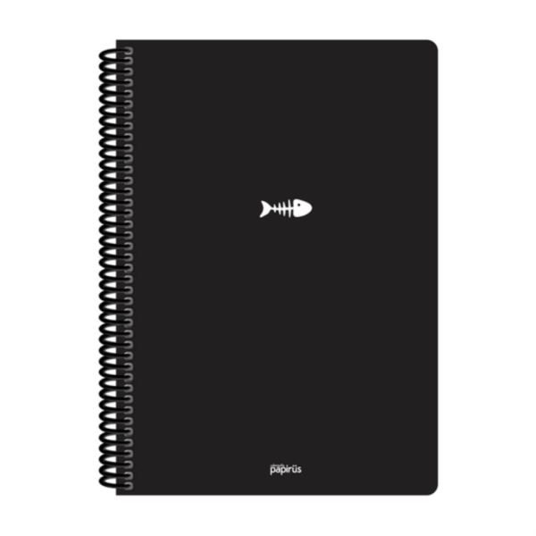 Mini 16x23 80 Yaprak Kareli Plastik Kapak Spiralli Defter 6298