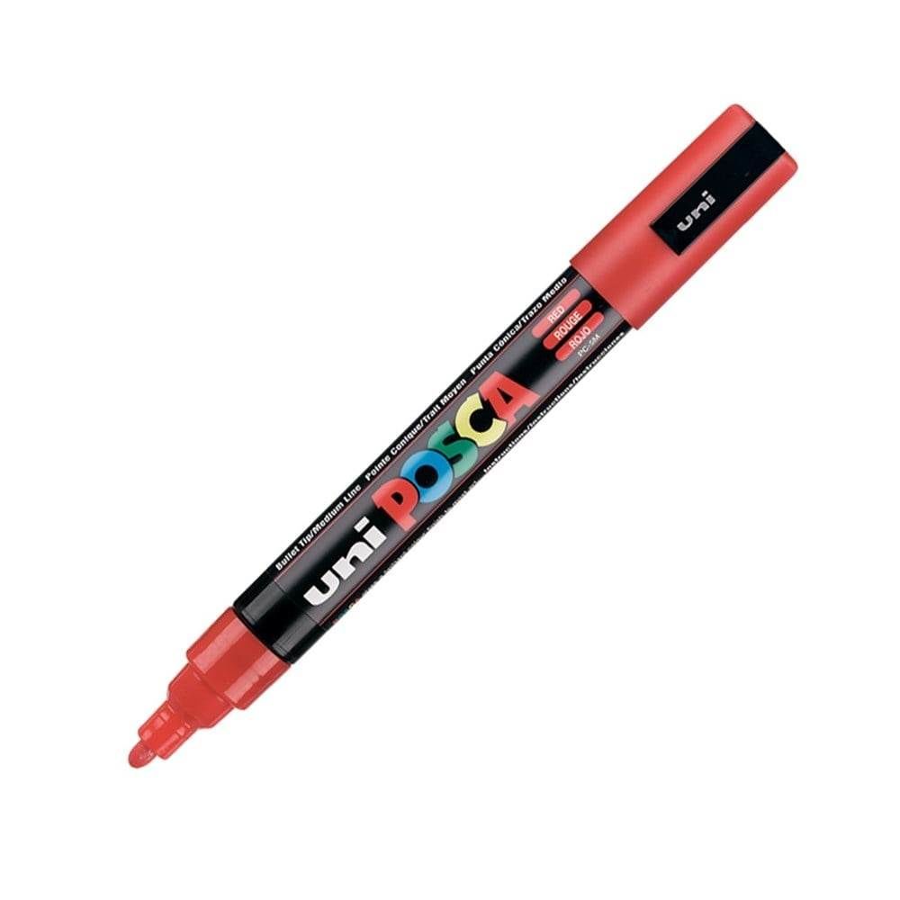 Uniball Posca Boyama Markörü PC-5M 1.8-2.5 mm Kırmızı