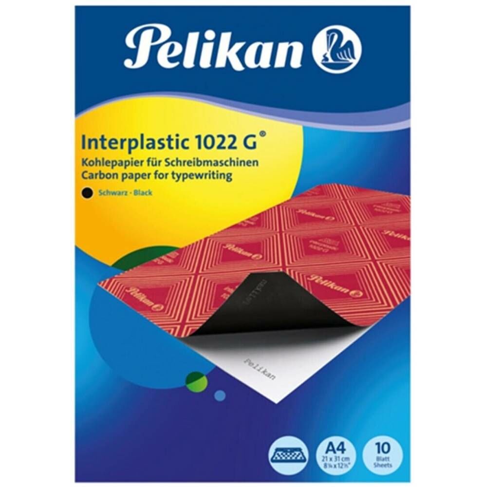 Pelikan Karbon Kağıdı 1022 G Siyah 10 Lu