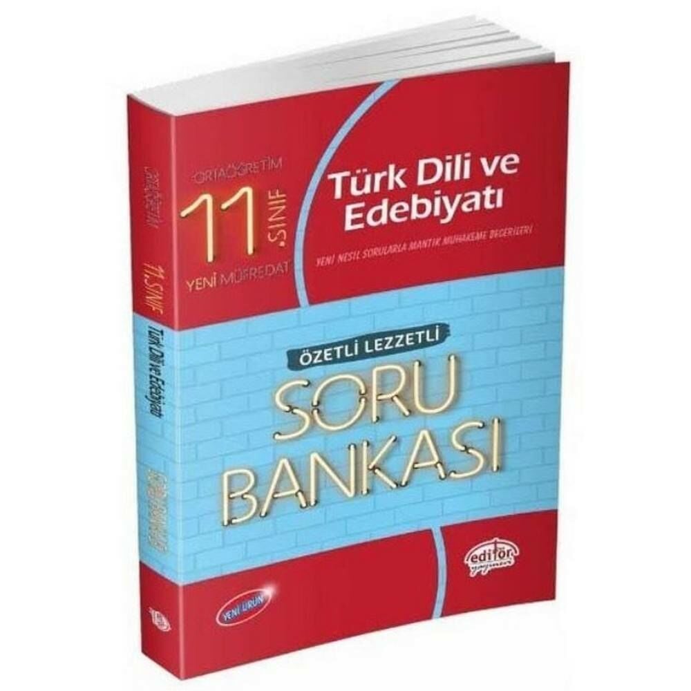 Editör 11.Sınıf Eşit Ağırlık Sözel Soru Bankası Kırmızı Kitap