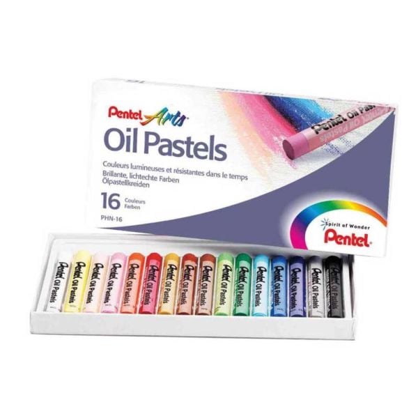 Pentel Pastel Boya Yağlı Phn16 16 Renk