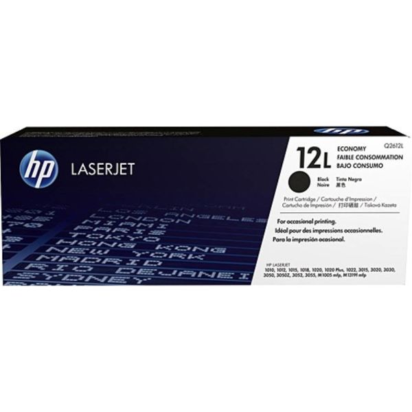 HP 12L Black Siyah 1.000 Sayfa Düşük Kapasite Toner Q2612L