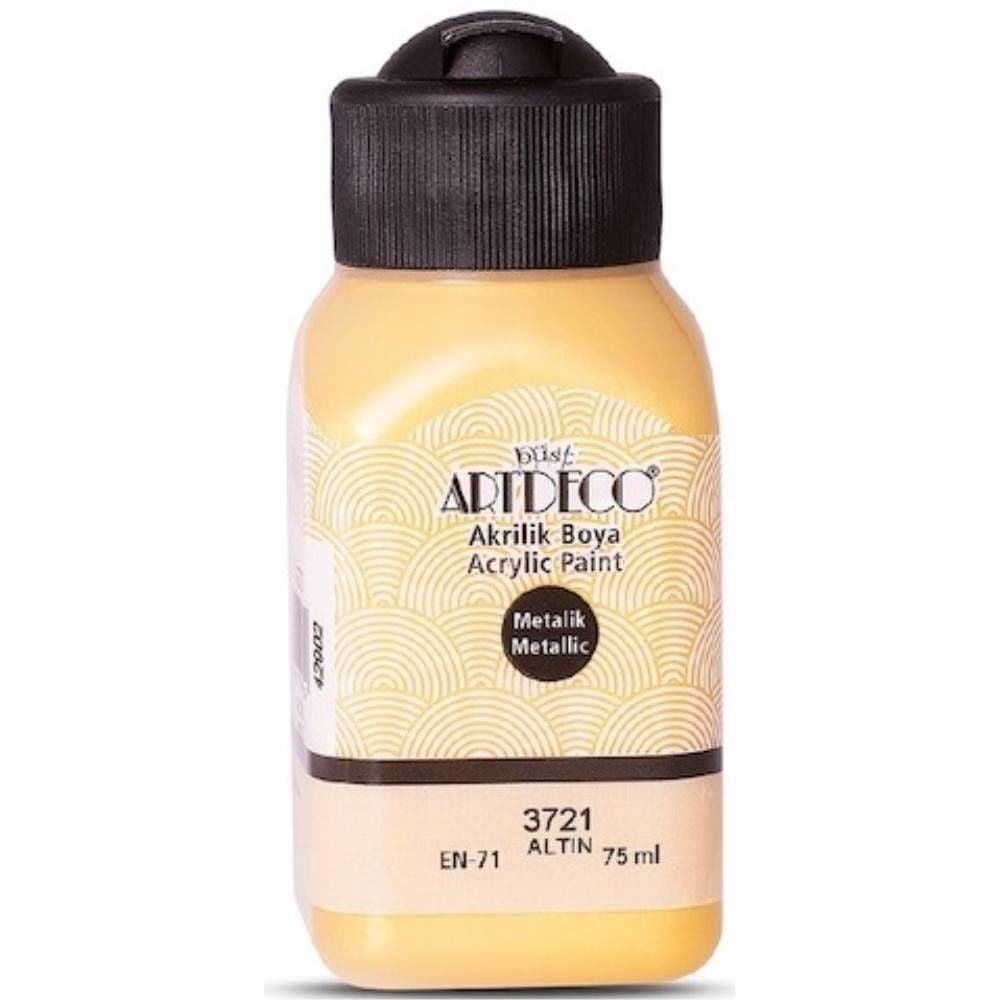 Artdeco Akrilik Boya Metalik 75 Ml Altın Y-071I-3721