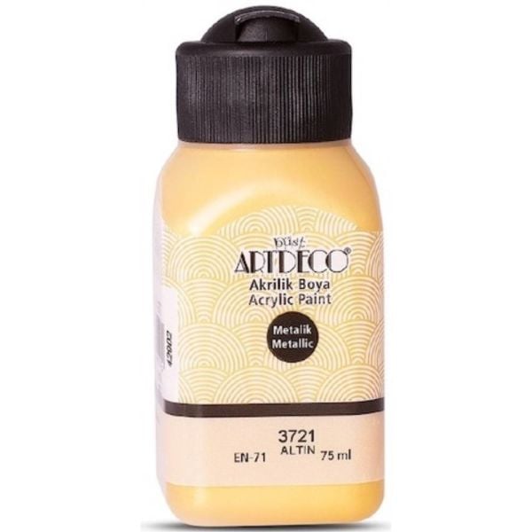 Artdeco Akrilik Boya Metalik 75 Ml Altın Y-071I-3721