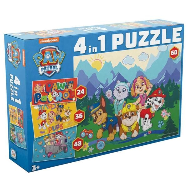 Paw Patrol 4 in 1 Puzzle 7931