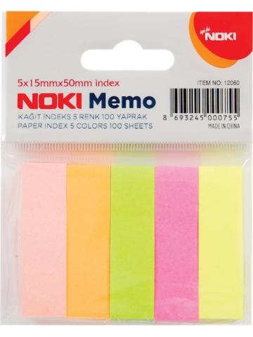 Noki Memo Kağıt İndex 5 Renk 100 Yaprak 12060
