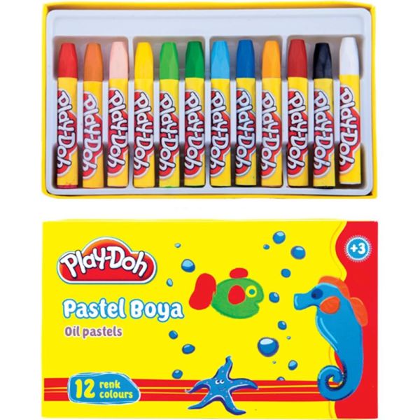 Playdoh PA002 12 Renk Pastel Boya