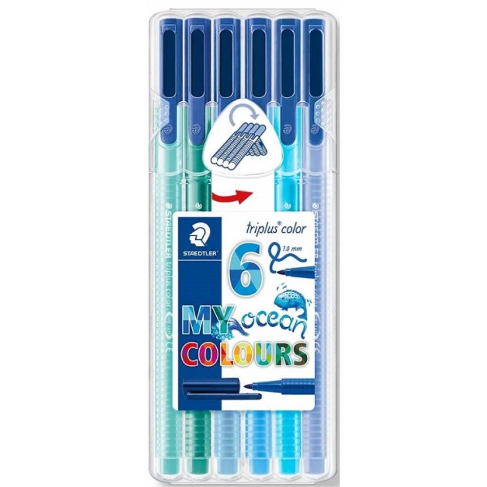 Staedtler Keçeli Kalem 6Lı Okyanus 323 Sb6cs5