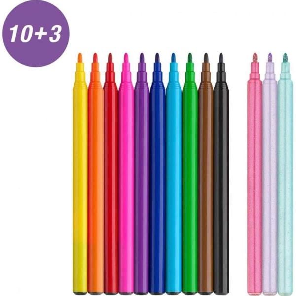 Faber Castell Keçeli Kalem Unicorn 10+3 Renk 554213