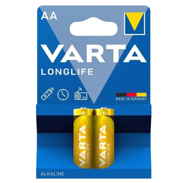 Varta Longlife Alkaline AAA 2 li İnce Kalem Pil