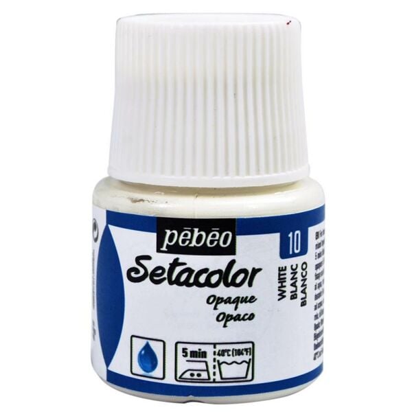 Pebeo Setacolor Kumaş Boyası 45 ml Şişe Beyaz 295-10