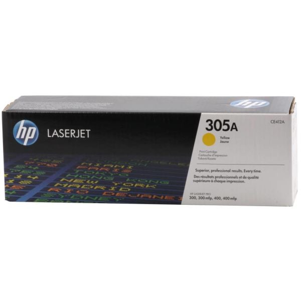 HP 305A Yellow Sarı 2.600 Sayfa Toner CE412A