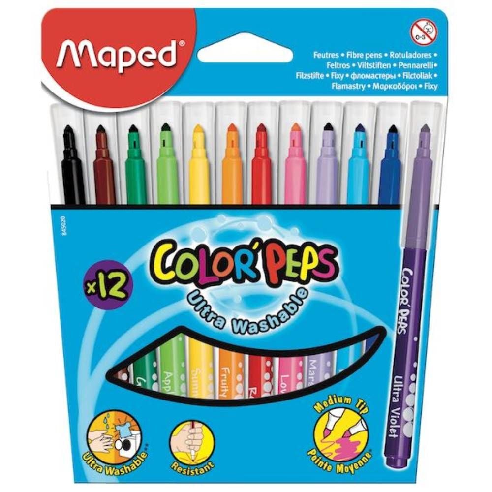 Maped Keçeli Kalem Color'peps Long Lıfe 12 Li 845020