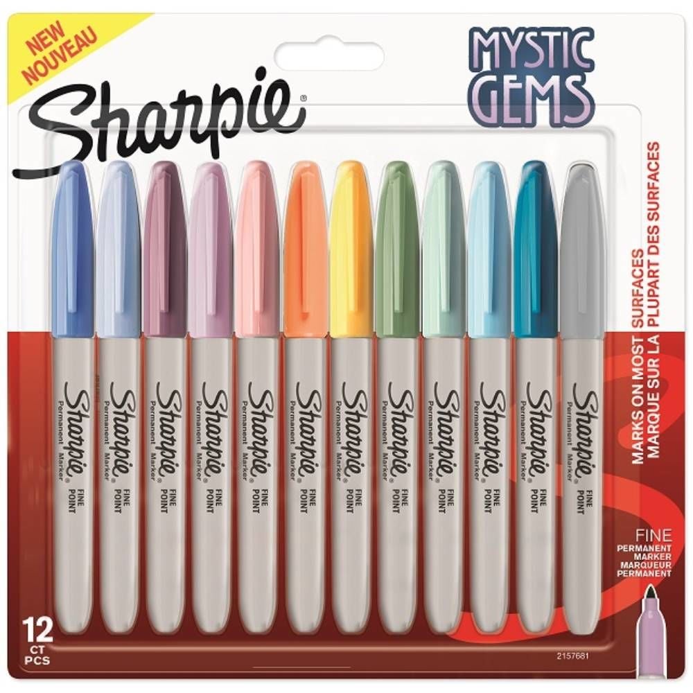 Sharpıe Permanent Set Fıne 12 Li Mystıc Gems 2157681