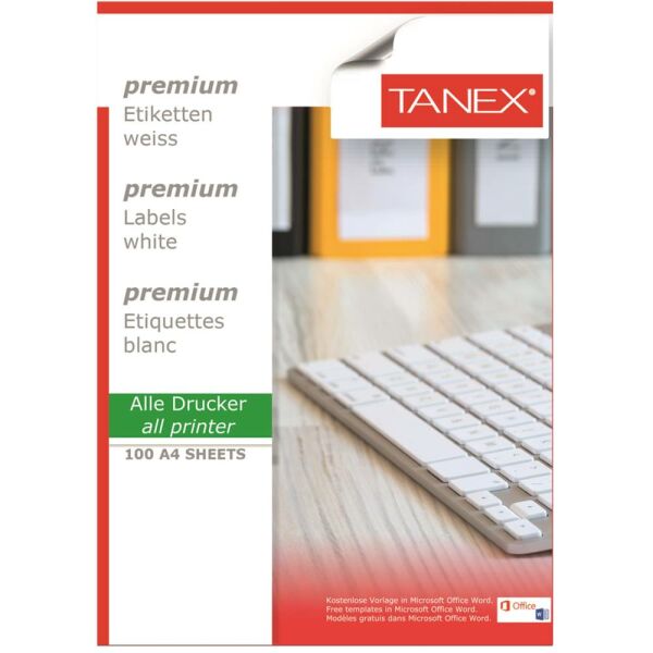 Tanex Laser Etiket Tw-2055 37 X 24 Mm