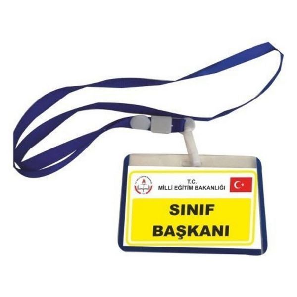 Gülpaş Yaka Kartı Sınıf Başkanı 938