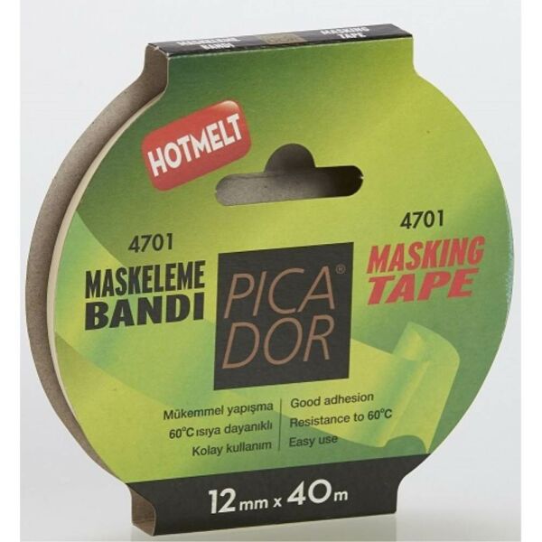 Picador Maskeleme Bandı Askılı 12 mmx 40 mt 4701