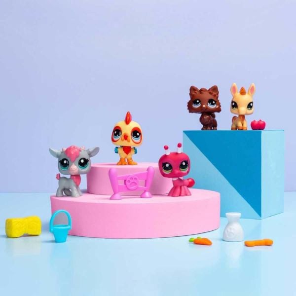 Littlest Pet Shop Minişler 5'li Figür Seti S01005103 Minişler Çiftlikte