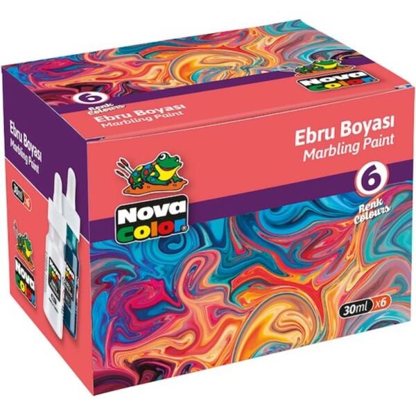 Nova Color Ebru Boya 6 Lı Takım Nc-238