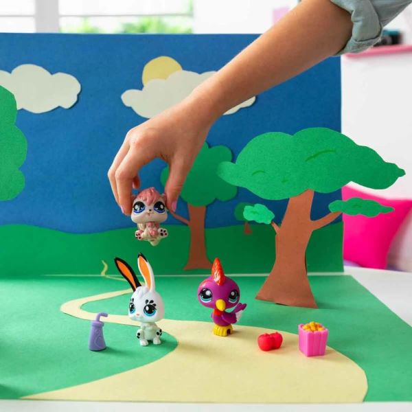 Littlest Pet Shop Minişler 3 lü Figür Seti Tavşan